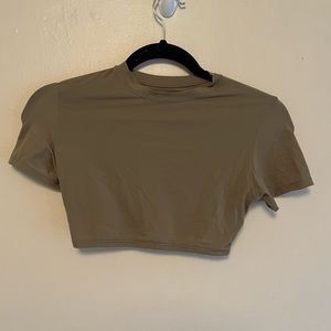 SKIMS green cropped top
